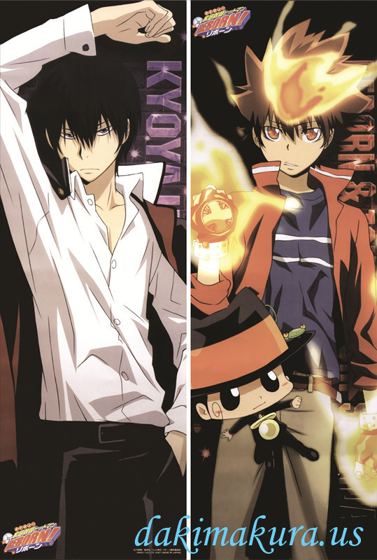 Reborn - Kyoya Hibari - Tsunayoshi Sawada Pillow Cover